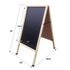 20x40  A-frame Black Board Sidewalk Sign Menu Board Wet Erase Board Promotion