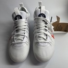 Nike Mens Size 8 Huarache 9 Elite Lacrosse Cleats White team Orange Fv6130-102