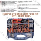 1500pc For Deutsch Dt Connector Plug Kit With Deutsch Crimp Tool Auto Marine