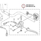 Genuine 24p-h2910-01-00 Lever Holder Assy Left For Yamaha Zuma 125 2009 - 2015