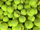 100 Used Tennis Balls  Mixed Brands  Great For Practice  Dogs  Training   Crafts