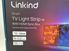 Linkind Smart Tv Light Strip Up To 90  Control W  Voice   Wifi Hdmi Sync Box New