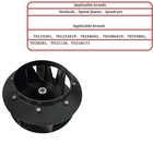 2pack  70359801p Blower Fan Fits For Huebsch Speed Queen And Ipso Dryer 