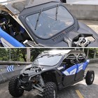 Front Full Glass Windshield W  Sliding Vents For Can Am Maverick X3  Max 2017-26