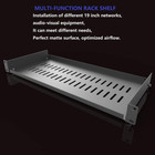 1u Disassembled Vented Cantilever Server Rack Mount Shelf 8  203mm  Depth For 19