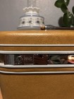 Vintage Samsonite Silhouette Train Makeup Carry On Case Luggage  Marigold Color