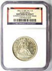 1861-o Csa Seated Liberty Confederate Half Dollar 50c Ss Republic 50c W-11a  Ngc