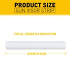 Sun Visor Strip Windshield Banner Vinyl Premium Decal Different Colors   Sizes