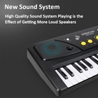 61 Key Music Electronic Keyboard Electric Digital Piano Organ W  Stand   Mic usb