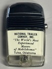 Vintage Scripto Vu National Trailer Convey  Inc  Black Band Lighter Unfired V13