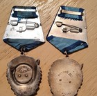 Wwii Russian Military Medal Blue Ribbon Serial Numbers Soviet Original