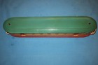 Vintage Wood Streetcar Trolley Pull Toy  20  Long  Czechoslovakia