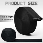 26 Ft Nylon Hydraulic Hose Protector Sleeve For Tig Torch Cable  1 Inch Id 