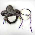 Vintage 90s Fancy Faces New Orleans Mardi Gras Jester And Harlequin Masks