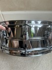 70s Pointy Blue Olive Badge Ludwig 14    X 5    Supraphonic Snare Drum