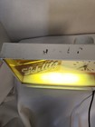 1955 Schlitz Milwaukee Beer Bar Light Up Metal Clock Counter Sign Tested Working