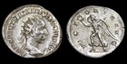 Trajan Decius  Victory  Xf  22mm  Roman Empire Double Denarius Silver Coin Rome