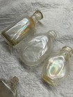 Antique Clear Glass Bottle Lot