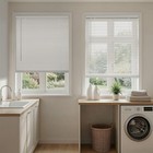 Premium Cordless 1  Room Darkening Vinyl Mini Blinds  69 5  W X 64  H  White