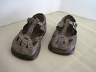 Antique Baby Toddler Leather T-strap Shoes