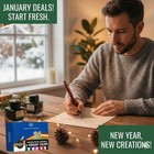 Fountain Pen - Medium And Fine Nibs   Includes 24 Ink Cartridges And Ink Refi   