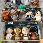 Hallmark Itty Bittys Star Wars Plush Lot Yoda Leia Han Solo C3po R2d2 Bundle