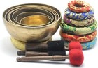 4-9  Chakra Healing Tibetan Singing Bowl-hand Hammered Set Of Seven Bowls