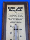 Antique 1920-40s Dorfmann Bros Thermometer Berteau-lowell Plating Works Chicago