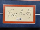 Bill Bradley Signed Cut Jsa Auto Custom Framed Ny Knicks
