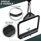 Double D Row Handle Cable Attachment For Weight Workout  Cable Machine