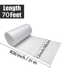 12 x 70  Foam Wrap Rolls For Moving Packing Foam Roll Packing Materials Shipping
