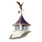 Accentua Charleston Cupola With Eagle Weathervane  24 In  Square  63 In  High