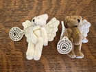 Lot Of 7 Boyd Bears T f  Wuzzies Miniature Teddy Bear  Dog    Cat Doll Pins