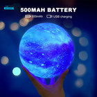 Moon Lamp Galaxy Lamp 6 Inch 16 Colors Led 3d Moon Light  Remote  Touch