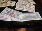 Movie Prop Fake Bills Replica Money- Great Quality  Very Realistic  3760 Total 