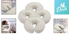 Luxurious 100  Natural Cotton Face Cradle Covers - Extra Thick   Fitted  4 Pack