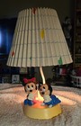 Walt Disney Baby Mickey Minnie Mouse Nursery Lamp Night Light Shade 1984 Vtg See