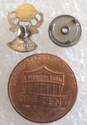 Vintage Benevolent   Protective Order Of Elks Member Sterling Lapel Pin - Bpoe