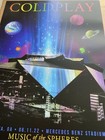 Official Coldplay Poster Mercedes Benz Stadium Atlanta Ga June 11 2022 Authentic