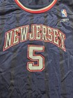 Vintage New Jersey Nets Jersey Size Youth Xl Nba Basketball Jason Kidd 5 Reebok 