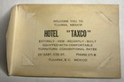 Hotel  taxco  Tijuana Mexico Souvenir Photo Zebra Burro 1951