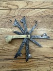 19th C Antique Bloodletting Scarificator Medical Fleam Tool 8 Blades W  Skiner