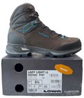 Women s Lowa Lady Light Ll Gray Blue Gore-tex Hiking Boots Trekking - Size 7 New