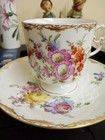 Rare Antique Louis Levinsohn Dresden Style Cup   Saucer  2 Stunning Late 1800 s