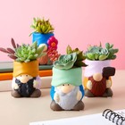 Bright Creations Paintable Ceramic Garden Gnome Planters - 3 X 3 X 4 In  White