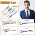 Stainless Steel Tie Clips For Men Tie Bar Clip Classic Stylish Men s
