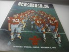Souvenir Program  Ole Miss  mississippi  Vs  Miss State Egg Bowl Nov 25  1972