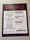 Inkworks Smallville Season 6 Sell Sheet 8 1 2 X 11 Mini Poster