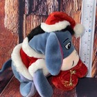 Disney Eeyore Christmas Plush Santa Hat Red Joy Bag Winnie The Pooh Holiday A5