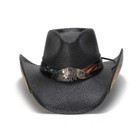 Stampede Hats - Black Vintage Eagle Usa Cowboy Hat